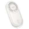 Hoco HX611 prenosný mini ventilátor, mliečna biela thumbnail