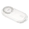 Hoco HX611 prenosný mini ventilátor, mliečna biela thumbnail