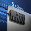 Hoco HB55 2,5-palcový SATA externý box pre pevný disk a SSD, čierny thumbnail