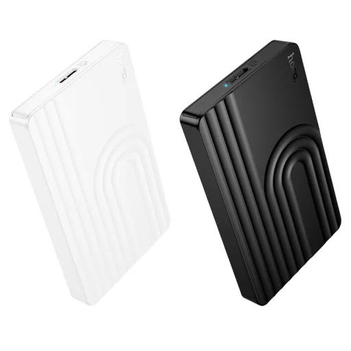 Hoco HB55 2,5" SATA HDD/SSD externý box, biely - 3