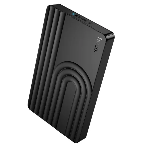 Hoco HB55 2,5-palcový SATA externý box pre pevný disk a SSD, čierny - 1