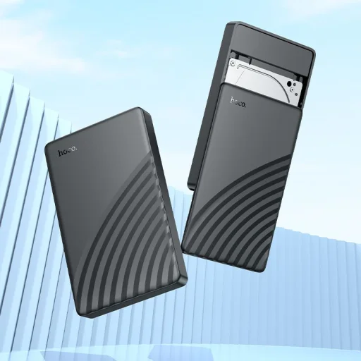 Hoco HB46 2,5-palcový externý box pre SATA pevný disk, čierny - 6