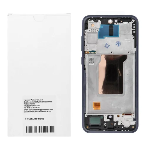 REWA OLED kijelzőmodul kerettel Samsung A35-höz, fekete - 4