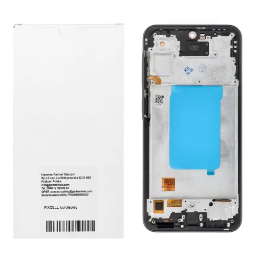 REWA OLED displej pre Samsung A36 s rámom, čierny - 4