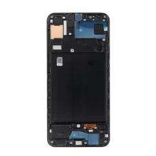 REWA OLED kijelző Samsung A50 készülékhez kerettel, fekete
