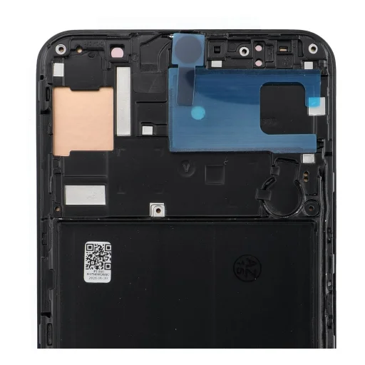 REWA OLED displej pre Samsung A50 s rámom, čierny - 2