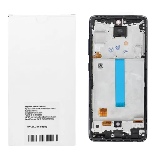 REWA OLED displejový modul s rámom pre SAMSUNG A52 4G/5G, čierny - 4