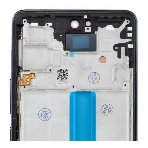 REWA OLED kijelzőmodul Samsung A53 5G készülékhez, fekete, kerettel - 2