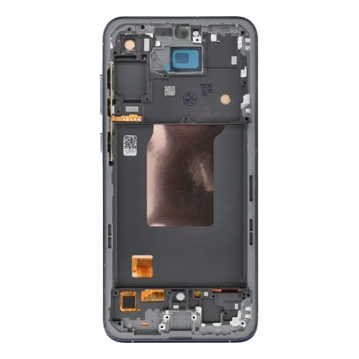 REWA OLED kijelzőmodul SAMSUNG A55 készülékhez, kerettel, fekete - 1