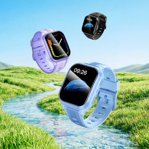 Detské inteligentné hodinky Hoco Y108 1,69-palcové s 4G GPS a funkciou volania, modré - 4