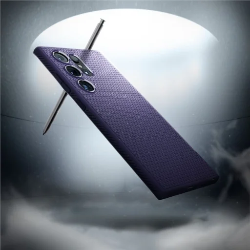 Spigen Liquid Air TPU puzdro pre Samsung Galaxy S24 Ultra, tmavofialové - 2