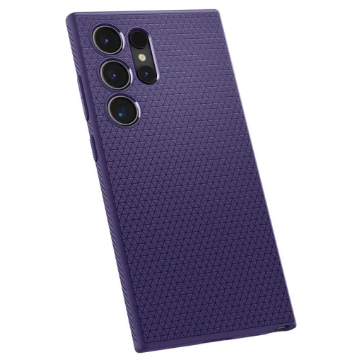 Spigen Liquid Air TPU puzdro pre Samsung Galaxy S24 Ultra, tmavofialové - 18