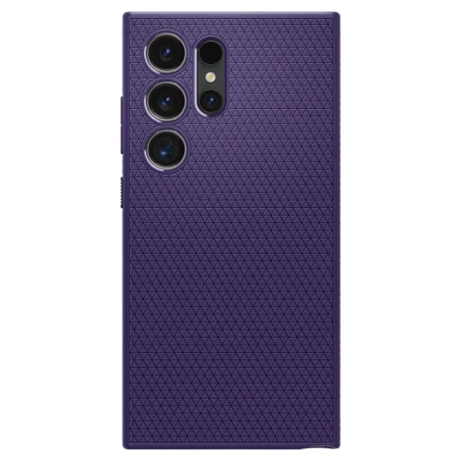 Spigen Liquid Air TPU tok Samsung Galaxy S24 Ultra készülékhez, mélylila - 11