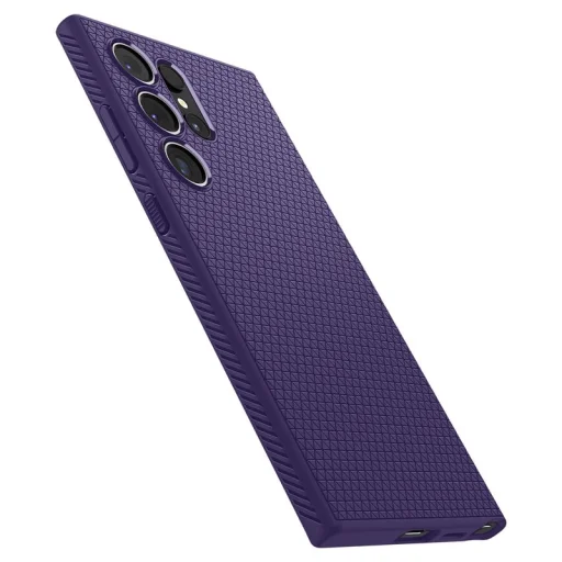 Spigen Liquid Air TPU puzdro pre Samsung Galaxy S24 Ultra, tmavofialové - 5
