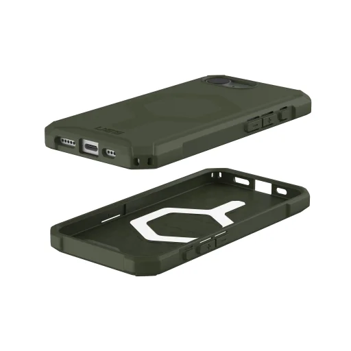 UAG Essential Armor MagSafe puzdro pre iPhone 17e/16e, olivovozelené - 15