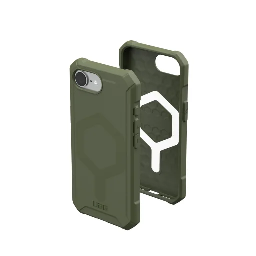 UAG Essential Armor MagSafe puzdro pre iPhone 17e/16e, olivovozelené - 16