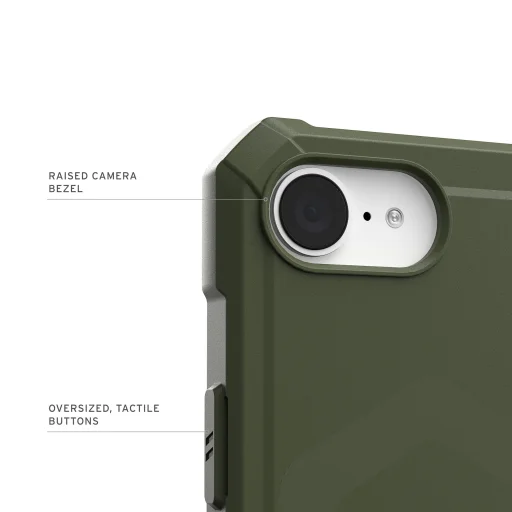 UAG Essential Armor MagSafe puzdro pre iPhone 17e/16e, olivovozelené - 18