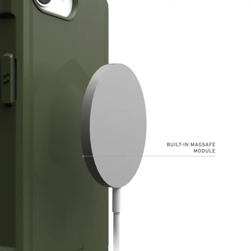 UAG Essential Armor MagSafe puzdro pre iPhone 17e/16e, olivovozelené - 22
