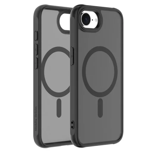 Mobile Origin Hybrid MagSafe kryt, matný čierny - iPhone 17e/16e - 2