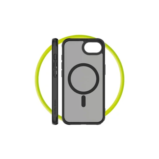 Mobile Origin Hybrid MagSafe kryt, matný čierny - iPhone 17e/16e - 5