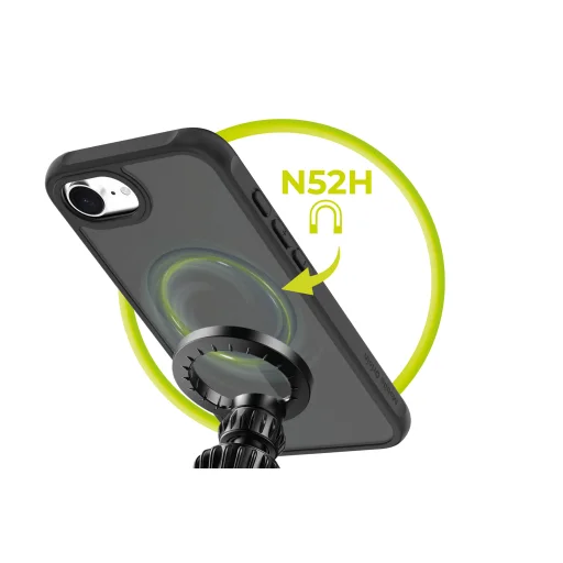 Mobile Origin Hybrid MagSafe kryt, matný čierny - iPhone 17e/16e - 9