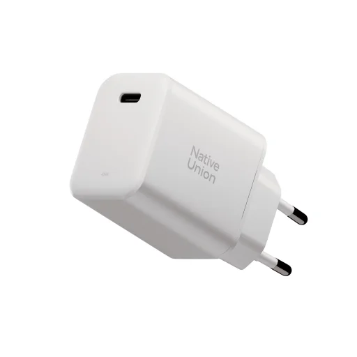 Native Union Fast GaN Charger PD 45W sieťová nabíjačka, biela - 1