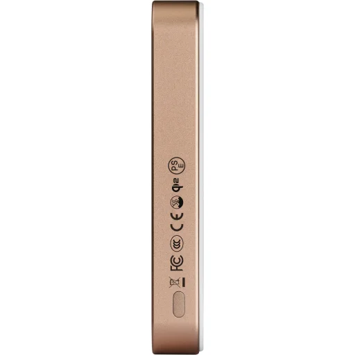 Pitaka Qi2 powerbanka, 10 000 mAh, zlatý lesk - 5