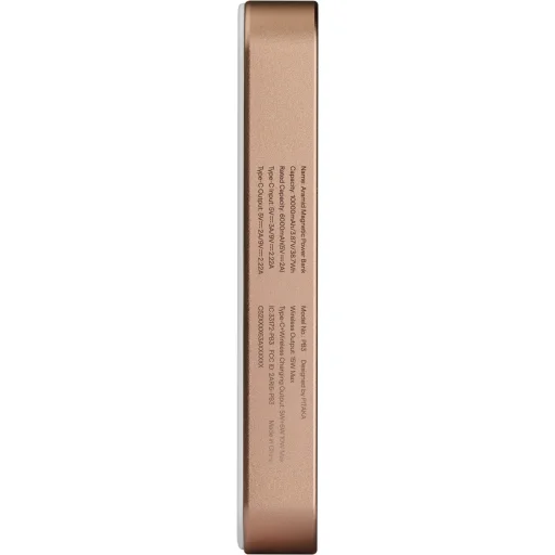 Pitaka Qi2 powerbanka, 10 000 mAh, zlatý lesk - 6