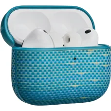 Pitaka Aramid Fiber magnetické puzdro pre AirPods Pro 3, svetlomodré