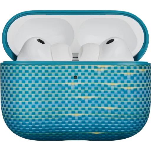 Pitaka Aramid Fiber magnetické puzdro pre AirPods Pro 3, svetlomodré - 5