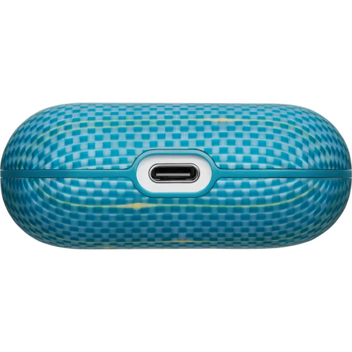 Pitaka Aramid Fiber magnetické puzdro pre AirPods Pro 3, svetlomodré - 6