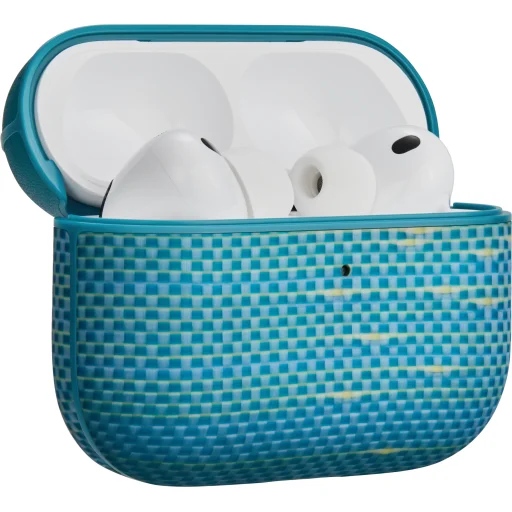 Pitaka Aramid Fiber magnetické puzdro pre AirPods Pro 3, svetlomodré - 1