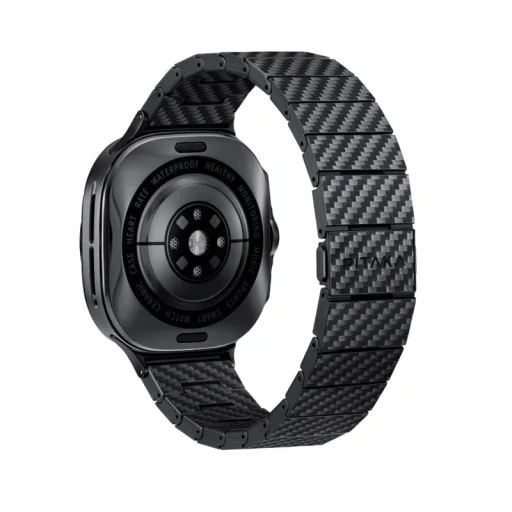 Pitaka karbónový remienok čierny pre Galaxy Watch a Galaxy Watch Ultra - 4