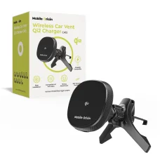 Mobile Origin CA15 Qi2 bezdrôtová nabíjačka do mriežky ventilácie, čierna