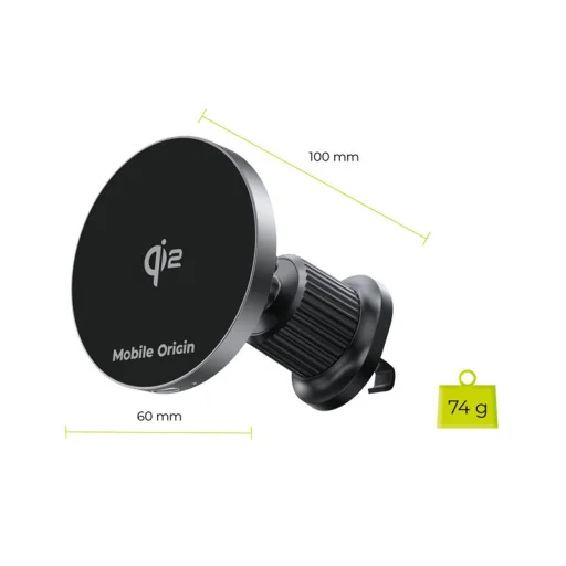 Mobile Origin CA14 bezdrôtová autonabíjačka do mriežky ventilácie - 6