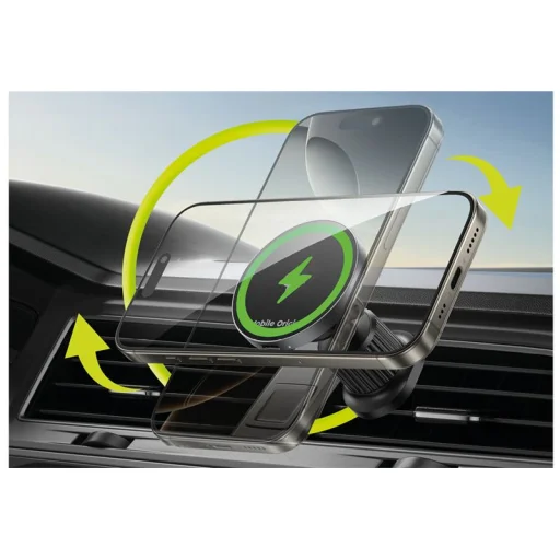 Mobile Origin CA14 bezdrôtová autonabíjačka do mriežky ventilácie - 15