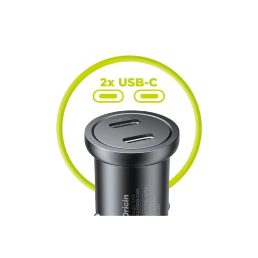 Mobile Origin CA13 30 W kovová autonabíjačka, čierna - 7