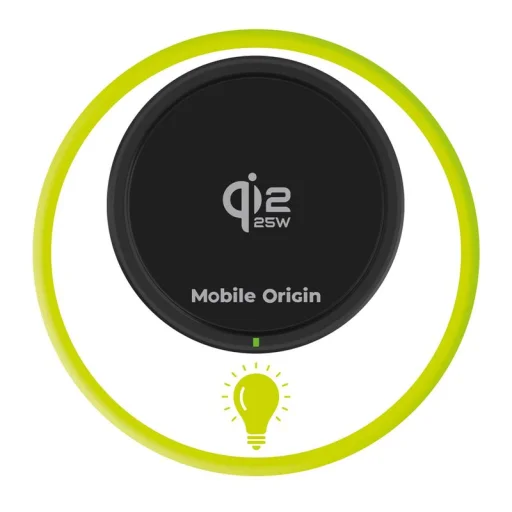 Mobile Origin Qi2 25W bezdrôtová nabíjačka do auta CA24 čierna - 11