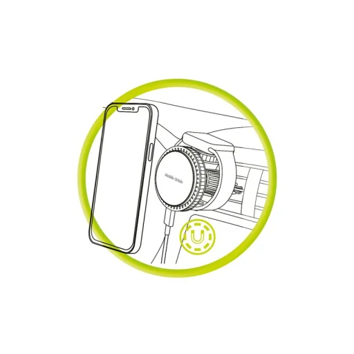 Mobile Origin CA18 bezdrôtová autonabíjačka do ventilačnej mriežky s kompatibilitou pre Apple Watch a iPhone MagSafe - 7