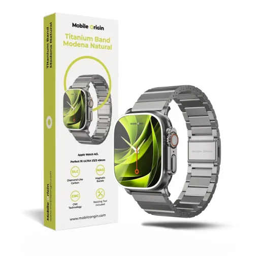 Mobile Origin Modena titánový remienok prírodný – Apple Watch Ultra 49 mm - 1