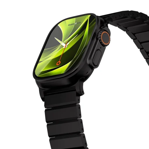 Mobile Origin Modena titán óraszíj fekete Apple Watch Ultra 49 mm-hez - 6