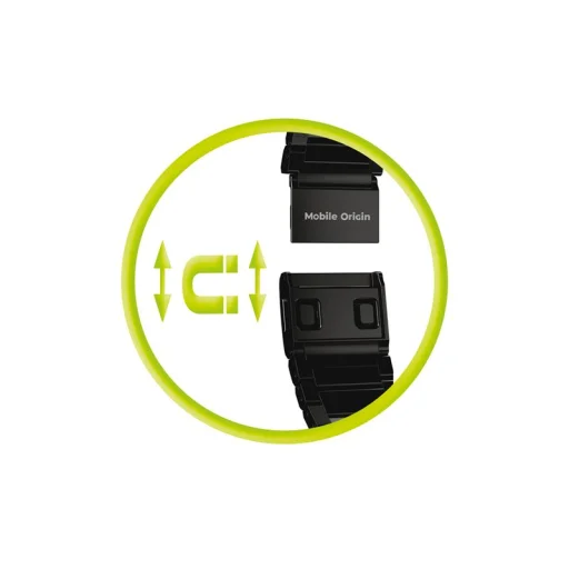 Mobile Origin Modena titán óraszíj fekete Apple Watch Ultra 49 mm-hez - 8