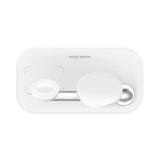 Mobile Origin MO1 3 v 1 magnetická bezdrôtová nabíjačka, biela - 9