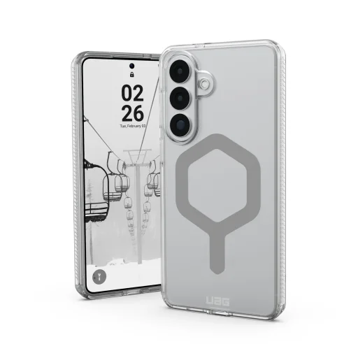 UAG Plyo MagSafe puzdro pre Samsung Galaxy S26+, ľadová/strieborná - 1