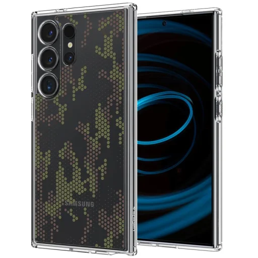 Spigen Ultra Hybrid puzdro s digitálnym maskáčovým vzorom pre Samsung Galaxy S24 Ultra - 3