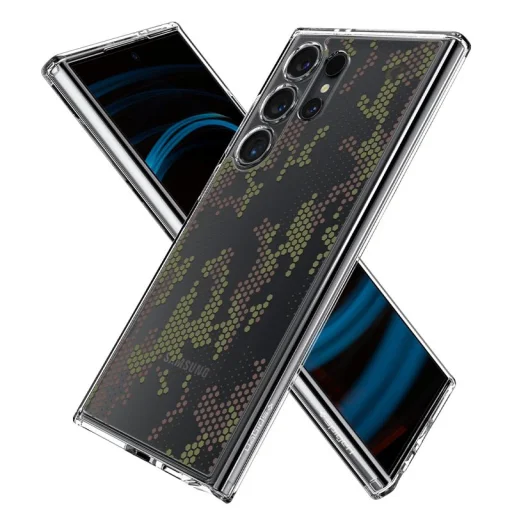 Spigen Ultra Hybrid puzdro s digitálnym maskáčovým vzorom pre Samsung Galaxy S24 Ultra - 5