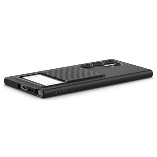 Spigen Liquid Slot TPU puzdro pre Samsung Galaxy S24 Ultra, matná čierna - 9