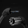 Rockbros RKS870-BK 5 számjegyes kerékpárzár acélkábellel, 85 cm, fekete thumbnail