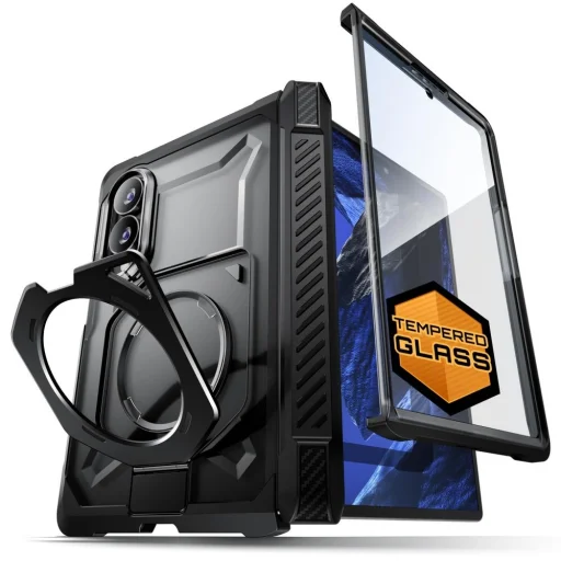 Supcase UB Grip Mag MagSafe pancierové puzdro pre Samsung Galaxy Z Fold 8, čierne - 2