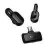 Hoco L27 bezdrôtový klopový mikrofón USB-C čierny thumbnail